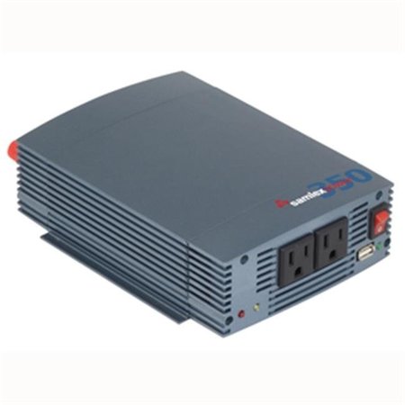 ALL POWER SUPPLY Power Inverter, Pure Sine Wave, 700 W Peak, 350 W Continuous, 3 Outlets SSW-350-12A